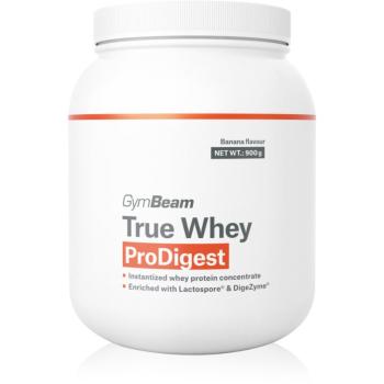 GymBeam True Whey ProDigest syrovátkový protein s trávícími enzymy příchuť Banana 900 g