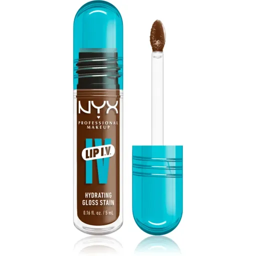 NYX Professional Makeup Lip IV dlouhotrvající lesk na rty s hydratačním účinkem odstín 04 - COCOA QUENCHI 5 ml