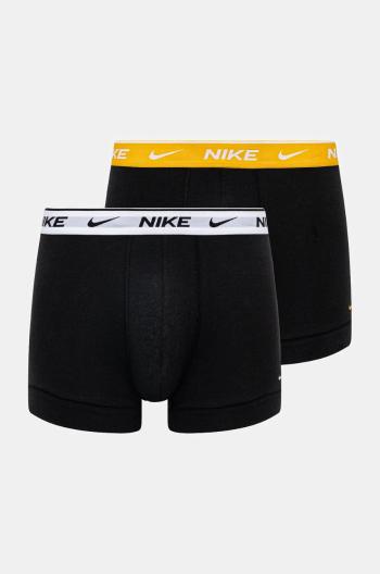 Boxerky Nike 2-pack pánské, černá barva, 0000KE1085