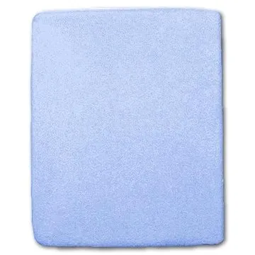 New Baby Froté prostěradlo do postýlky - modré (8596164096802)