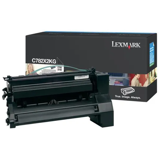 LEXMARK C782X2KG - originální toner, černý, 15000 stran