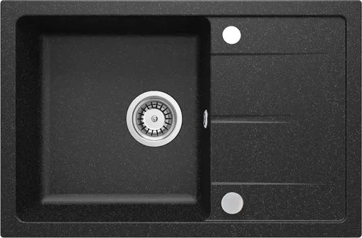 DEANTE Leda grafit Granitový dřez s odkapávačem ZRD_2113