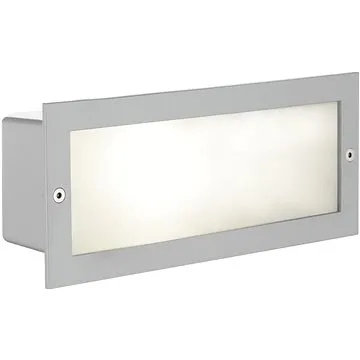 EGLO - Nástěnné venkovní svítidlo 1xE27/60W stříbrná/bílá IP44 (40896)