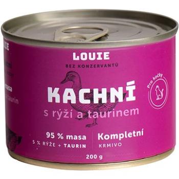 LOUIE kachní s rýží a taurinem 200 g (8595174345658)