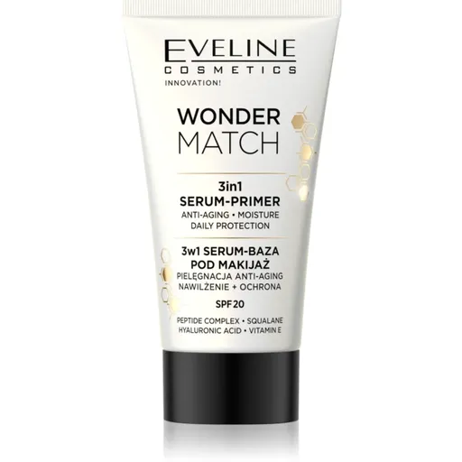 Eveline Cosmetics Wonder Match podkladová báze pod make-up 3 v 1 SPF 20 30 ml