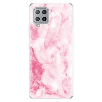 Odolné silikonové pouzdro iSaprio - RoseMarble 16 - Samsung Galaxy A42