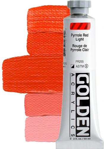 Golden Artist Colors Heavy Body Akrylová barva Pyrrole Red Light 59 ml 1 ks