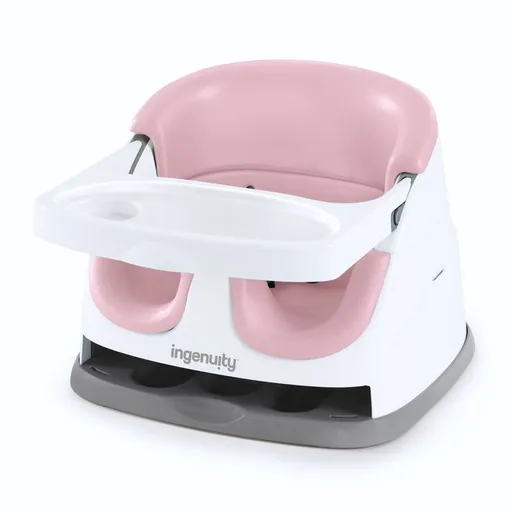 INGENUITY Jídelní židlička na židli 2v1 Baby Base™ Peony 6m+ do 22kg