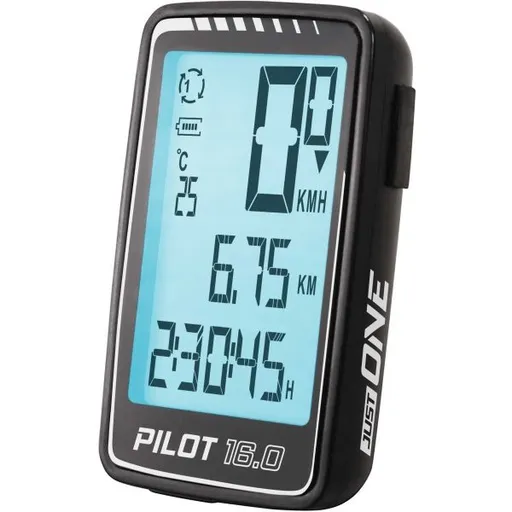 One PILOT 16.0 ATS Bezdrátový cyklo computer, černá, velikost