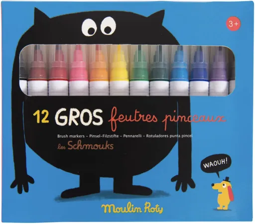 Fixy s měkkým hrotem 12ks