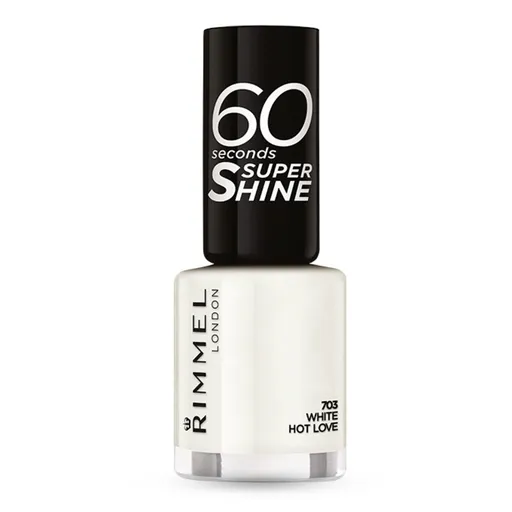 Rimmel Lak na nehty 60 Seconds Super Shine 8 ml 703 White Hot Love