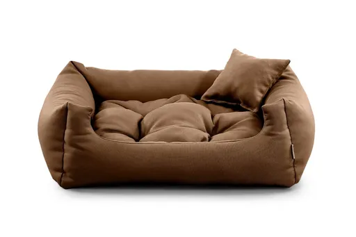 Vsepropejska Lux nadýchaný pelech pro psa Barva: Světle hnědá, Rozměr (cm): 65 x 55