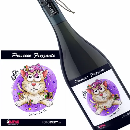 Víno Kočičí znamení – štír (Druh Vína: Prosecco)