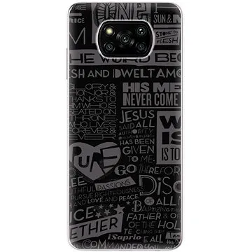 iSaprio Text 01 pro Xiaomi Poco X3 Pro / X3 NFC (text01-TPU3-pX3pro)