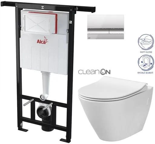 Cersanit Alcadrain Jádromodul s tlačítkem M1721 AM102/1120 M1721 CI1