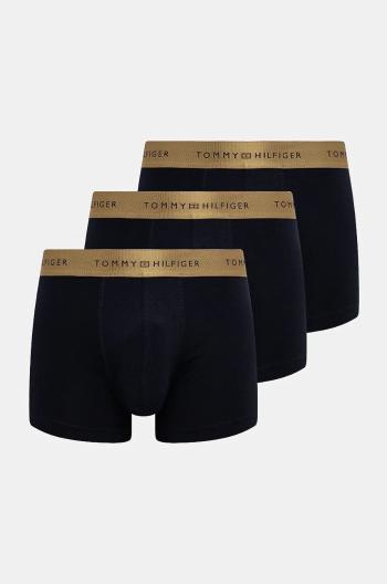 Boxerky Tommy Hilfiger 3-pack pánské, tmavomodrá barva, UM0UM03411