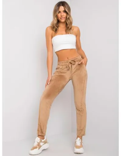 Dámské tepláky Juanita RUE PARIS hnědé