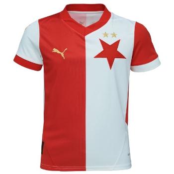 Puma SK SLAVIA  HOME JERSEY REPLICA JR Chlapecký dres, bílá, velikost