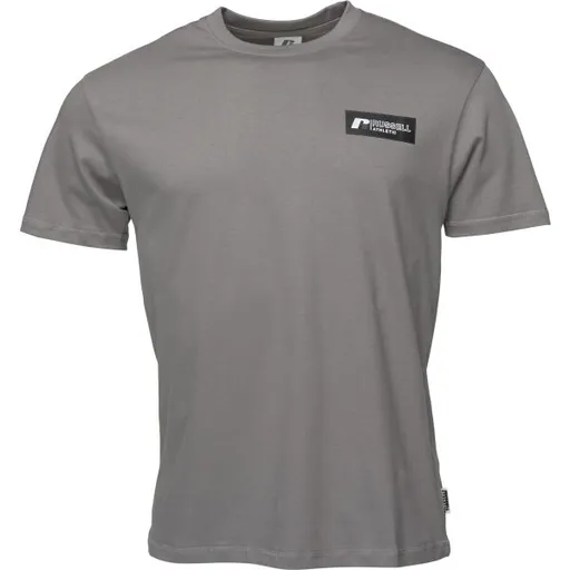 Russell Athletic RECTANGLE SIGN Pánské tričko, šedá, velikost