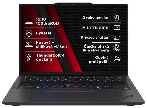LENOVO NTB ThinkPad X13 G6 - Ultra7 255U, 13.3" WUXGA Touch, 32GB, 1TBSSD, 5MP+IRcam, 5G, W11P