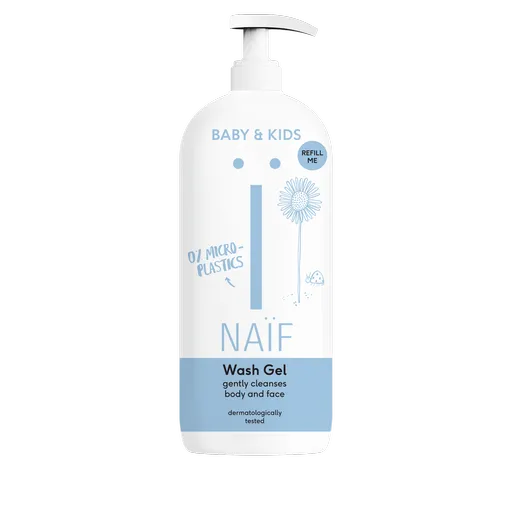 NAÏF Čisticí a mycí gel pro děti a miminka Baby & Kids (Cleansing Wash Gel) 500 ml