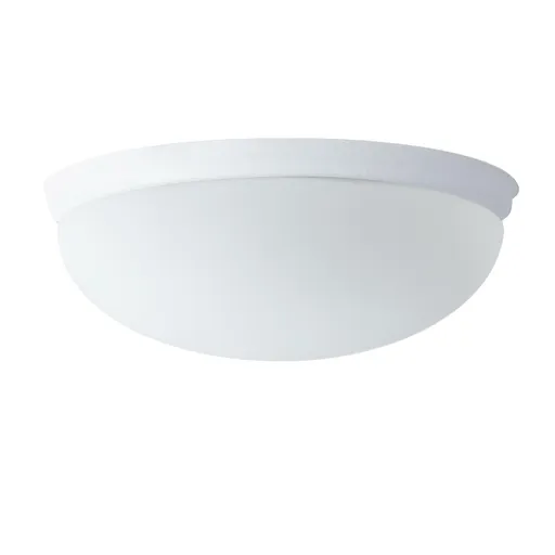 OSMONT ALM41700 ALMA D2 stropní/nástěnné skleněné svítidlo stříbrná / bílá IP41 2x25W E27