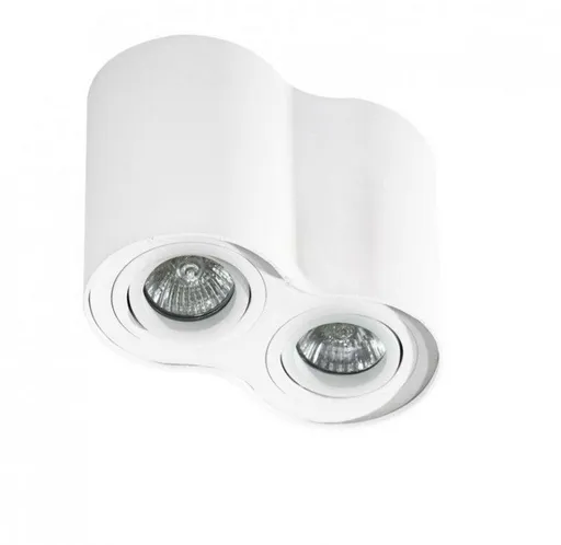 Stropní bodové přisazené svítidlo AZzardo Bross 2 white AZ0859 GU10 2x50W IP20 17cm bílé