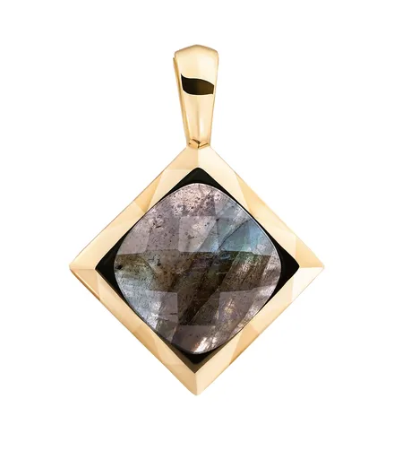 Sparkling Jewels Pozlacený přívěsek s labradoritem SPG32-G18