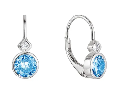 Evolution Group - Pavona Krásné dívčí náušnice se zirkony 11479.3 aqua