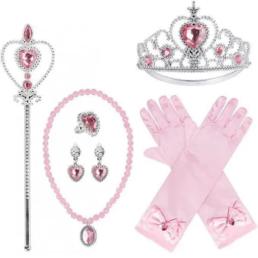 Súprava doplnkov pre malú princeznú ružová