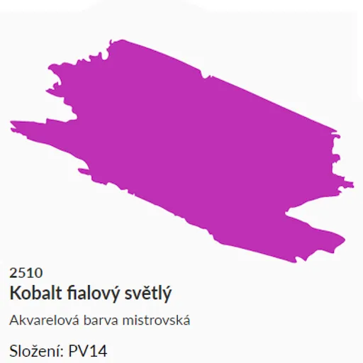 Akvarelová barva Umton 2,6ml – 2510 kobalt fialový  světlý