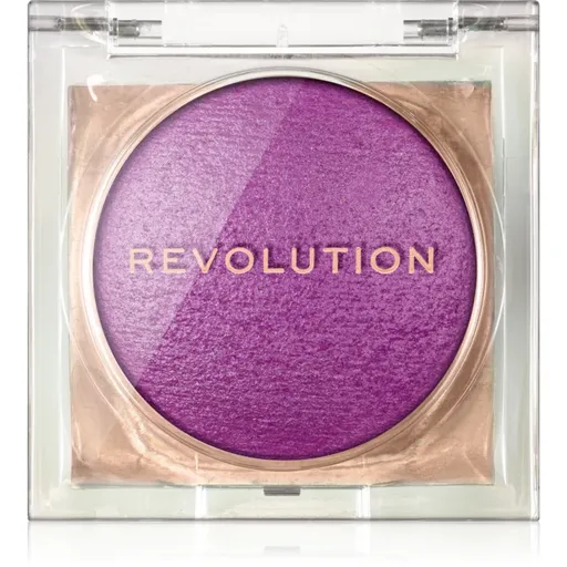 Makeup Revolution Beam Bright Blush rozjasňující tvářenka odstín Lick of Lilac 2.8 g