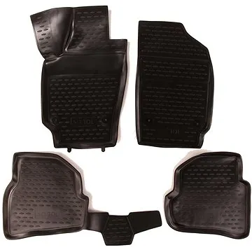 SIXTOL 3D Gumové koberce VOLKSWAGEN Polo V 12/2009-