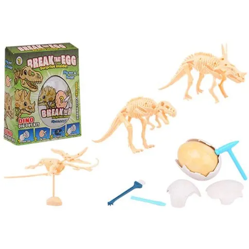 Vajíčko s kostrou dinosaura