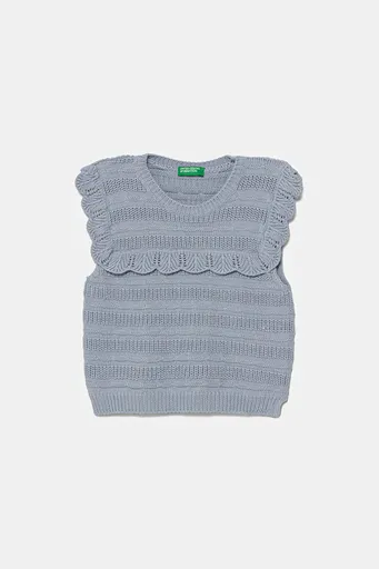 Dětská bavlněná vesta United Colors of Benetton