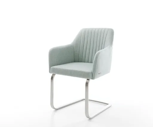 Jídelní židle Greg-Flex mentolová konzolová podnož plochá