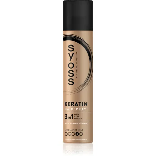 Syoss Keratin Hairspray lak na vlasy s extra silnou fixací 300 ml