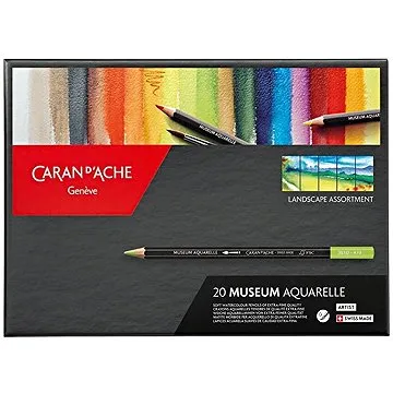 CARAN D'ACHE Museum Aquarelle Landscape 20 barev (3510.420)
