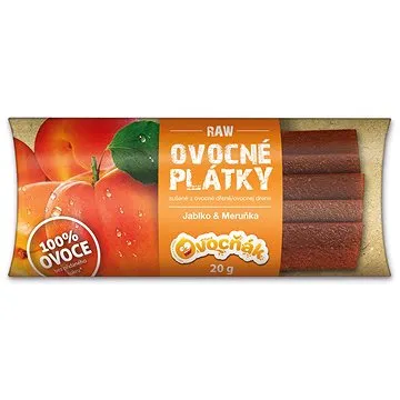 Ovocňák plátky jablko-meruňka 20 g (8592809002696)