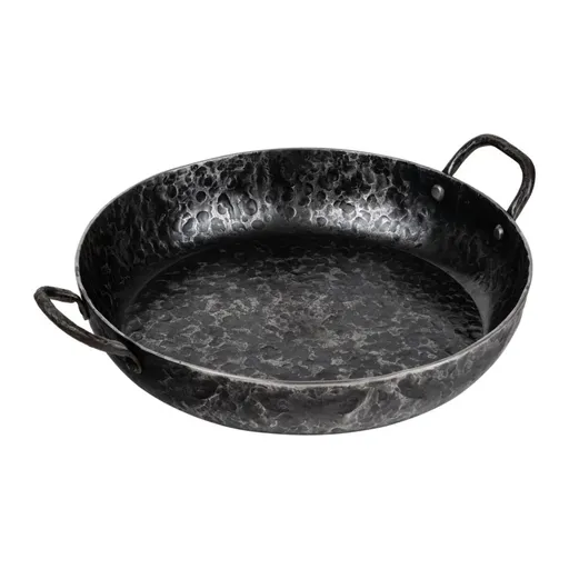 Servírovací pánev ESSENTIALS 24 cm, černá, ocel, Forged