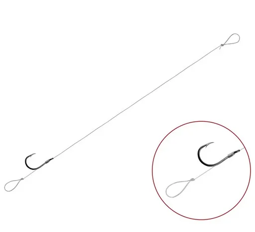 Delphin návazec feederový flr loop 6 ks - 12 cm 6