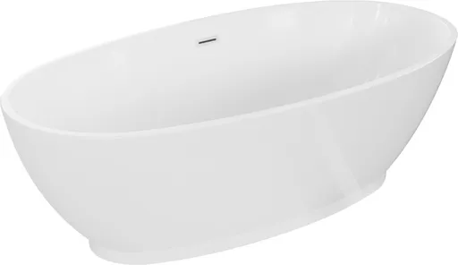 MEXEN/S Bilbao volně stojící vana 180 x 90, bílá, sifon a přepad bílá 51311809000-20