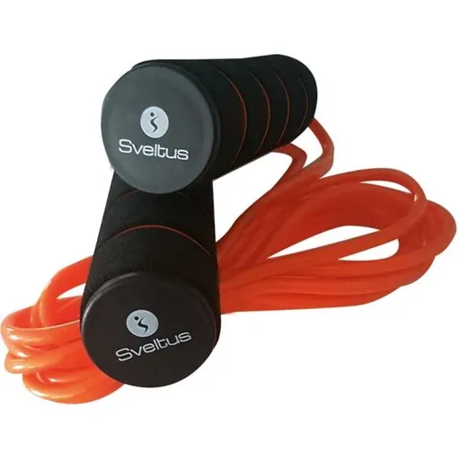 SVELTUS WEIGHTED SKIPPING ROPE Švihadlo se zátěží, oranžová, velikost