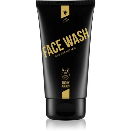 Angry Beards Jack Saloon Face Wash čisticí gel na obličej pro muže 150 ml
