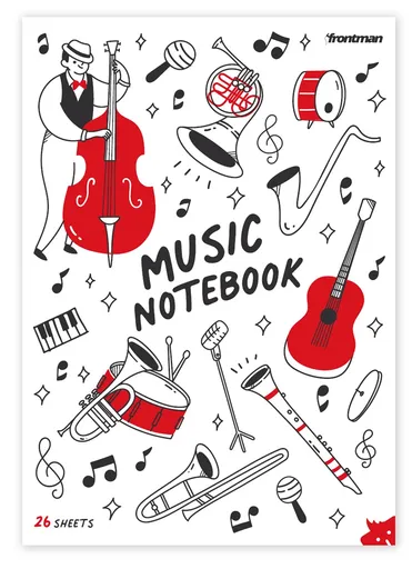 Frontman A4 - notový blok