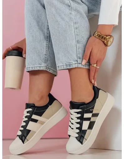 Dámské tenisky na platformě JUNOMI černé