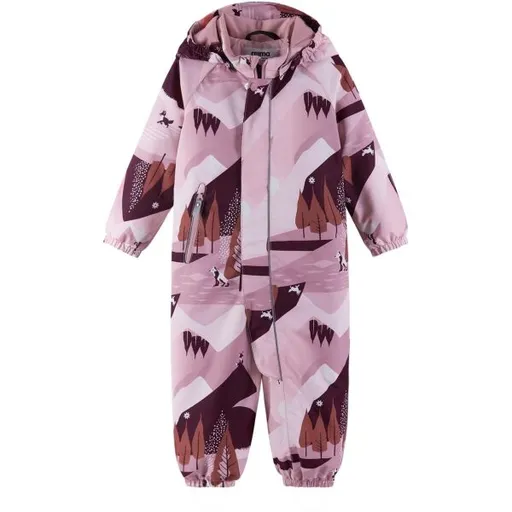 REIMA PUHURI Dětská zimní kombinéza s membránou, růžová, velikost