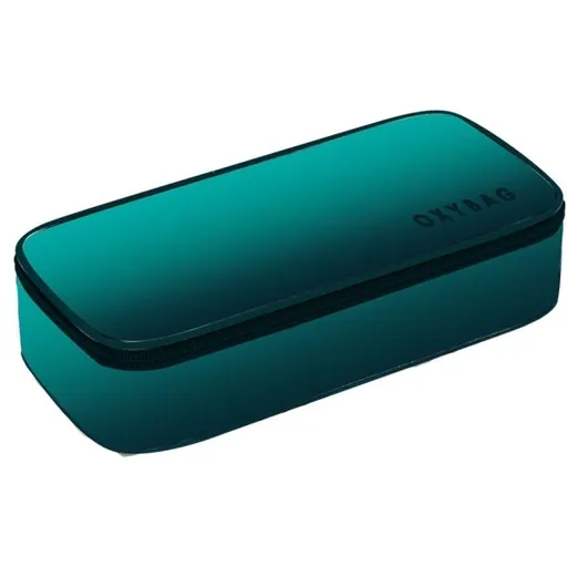 Oxybag ETUE JUMBO NEXT STICKERS Školní pouzdro, tmavě zelená, velikost