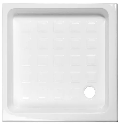 KERASAN RETRO keramická sprchová vanička, čtverec 90x90x20cm, bílá 133801