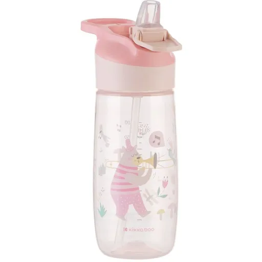 Hrnek se silikonovým pítkem 450ml 12m+ Music Fest Pink